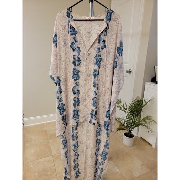 Buddy Love Snake Print Sheer Dress - Picture 1 of 6